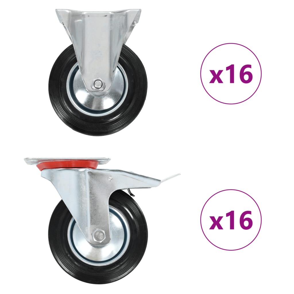 32 pcs Casters 160 mm
