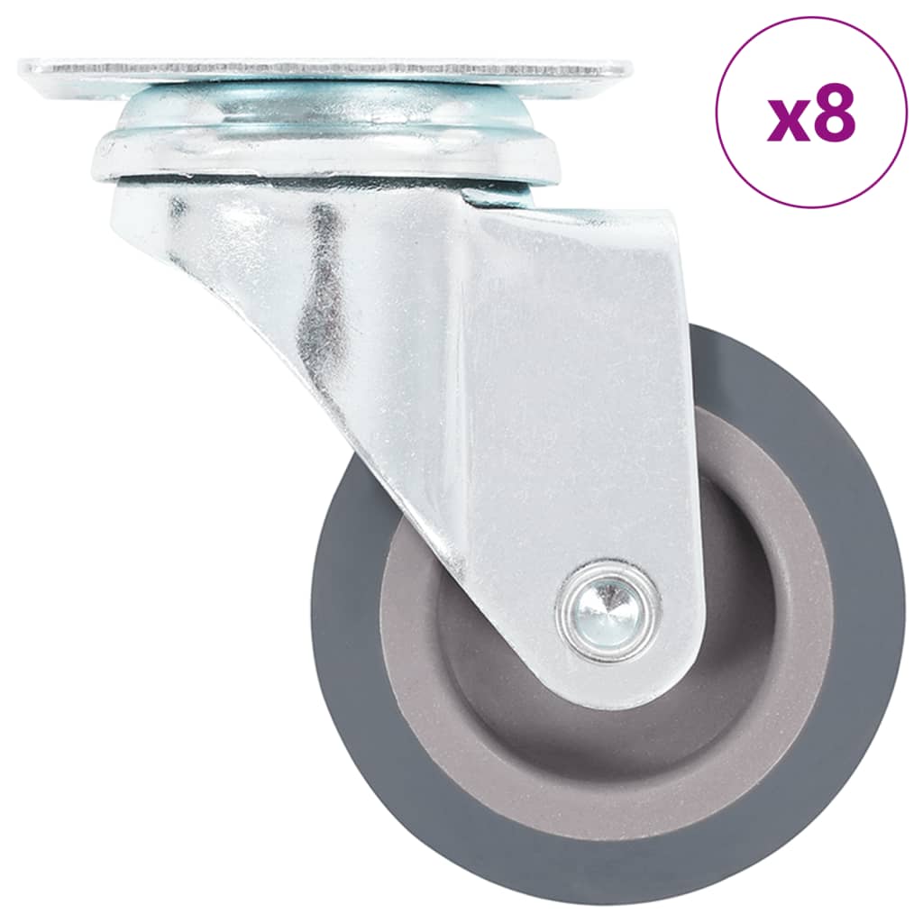 8 pcs Swivel Casters 50 mm