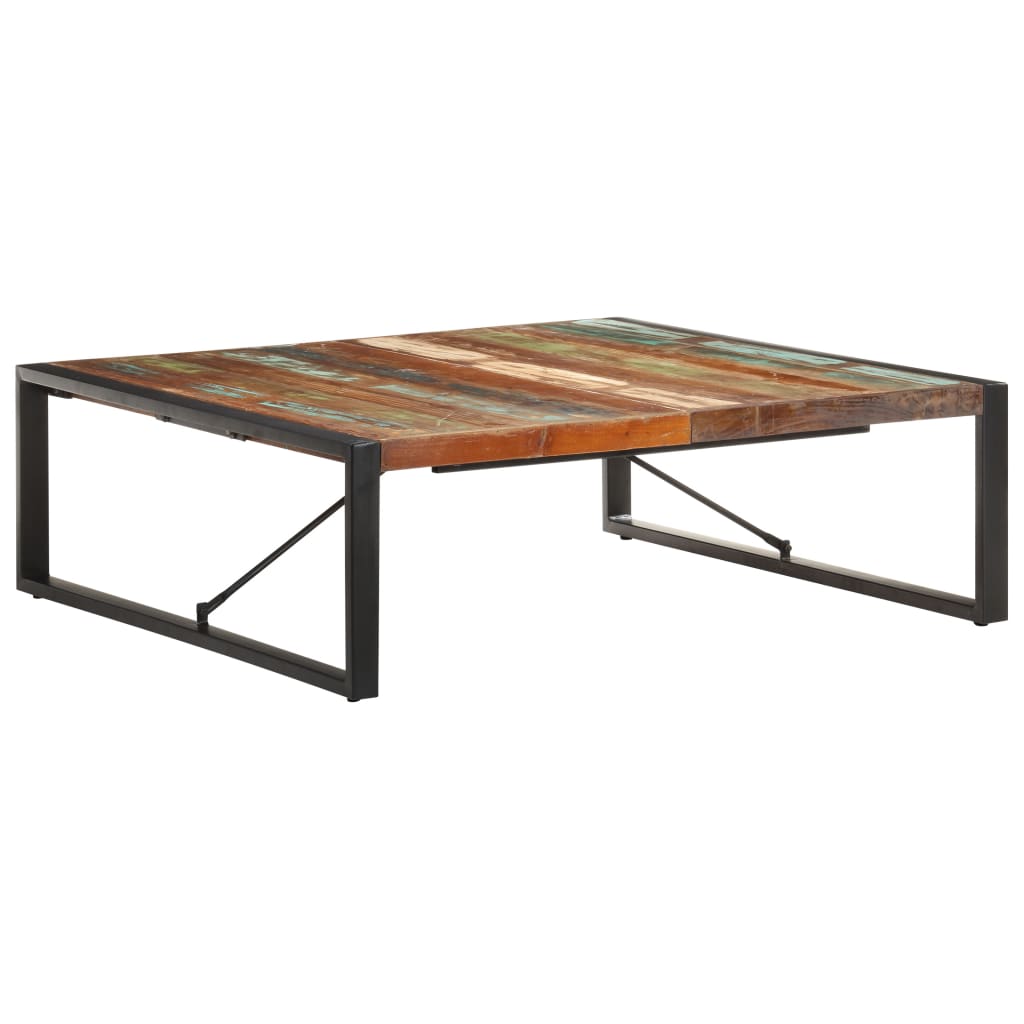Coffee Table 120x120x40 cm Solid Reclaimed Wood