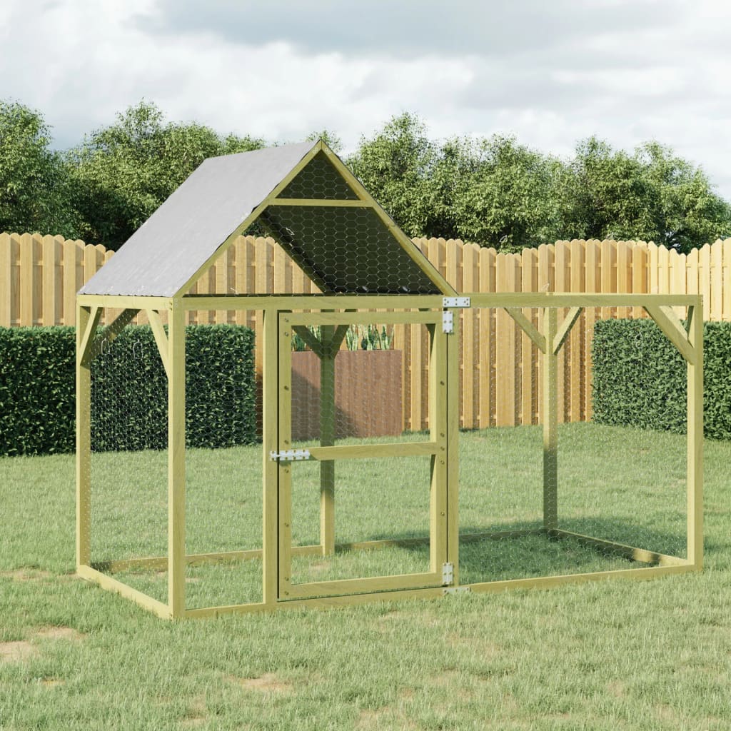 Chicken Coop 200x100x150 cm Impregnated Solid Wood Pine