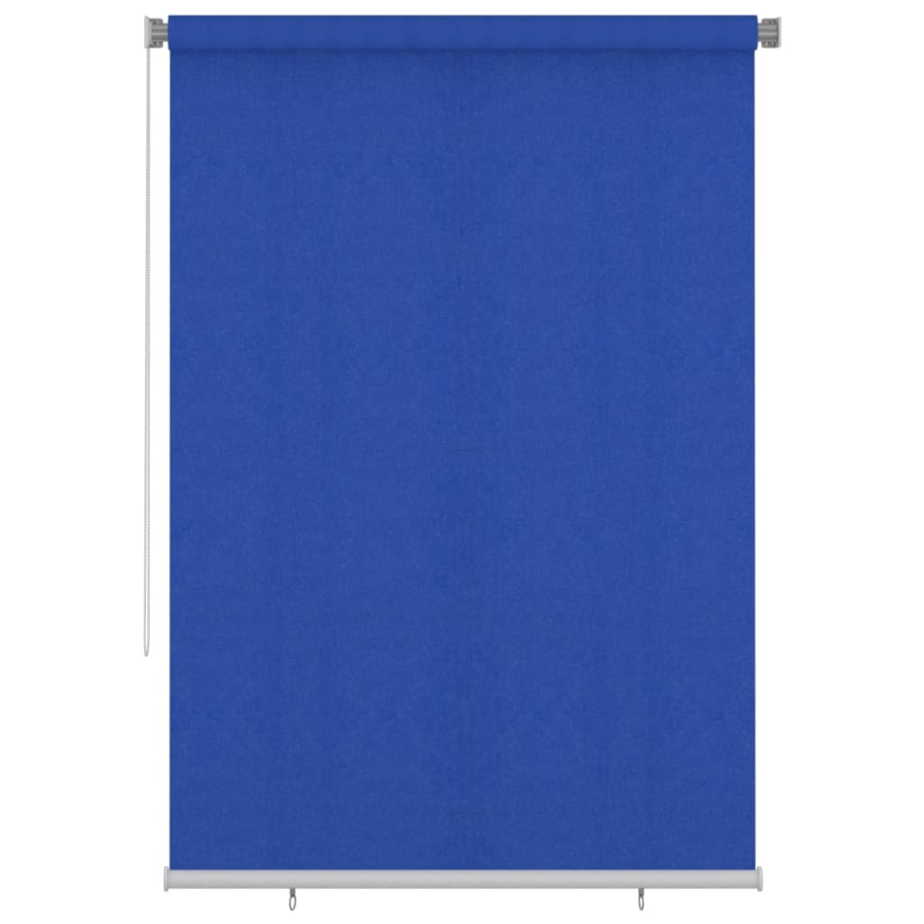 Outdoor Roller Blind 160x230 cm Blue HDPE