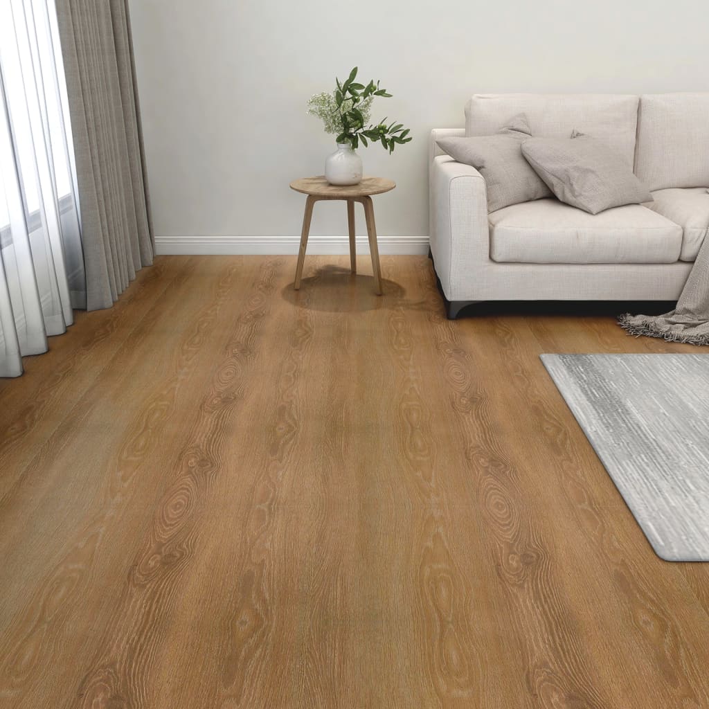 Self-adhesive Flooring Planks 20 pcs PVC 1.86 m² Brown