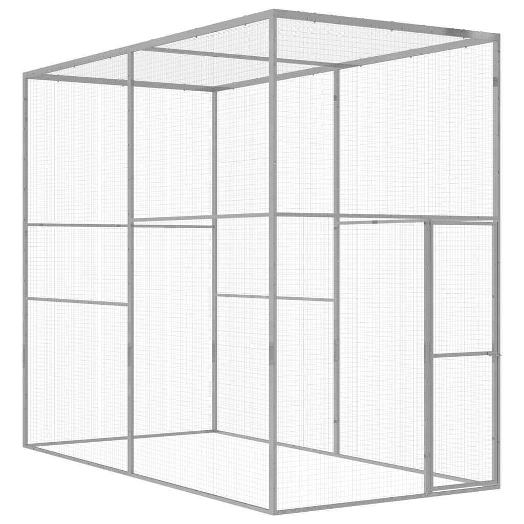 Cat Cage 3x1.5x2.5 m Galvanised Steel