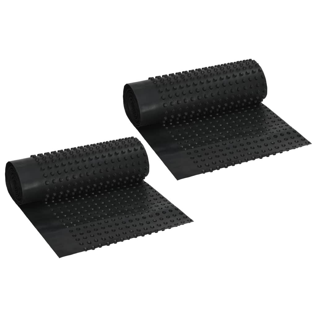 Dimpled Drainage Sheets 2 pcs HDPE 400 g/m² 0.5x20 m