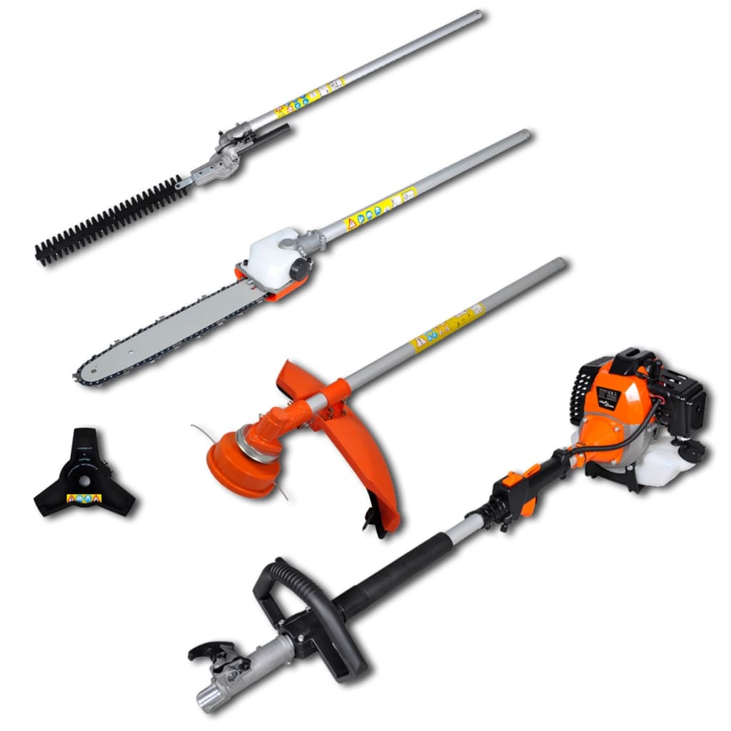 4-in-1 Multi-tool Hedge&Grass Trimmer. Chain Saw. Brush Cutter