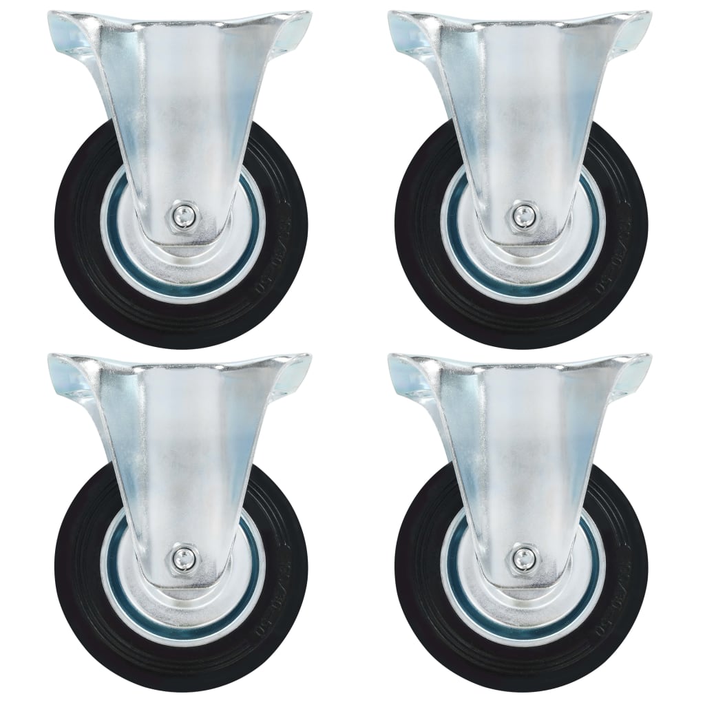 Fixed Casters 4 pcs 100 mm