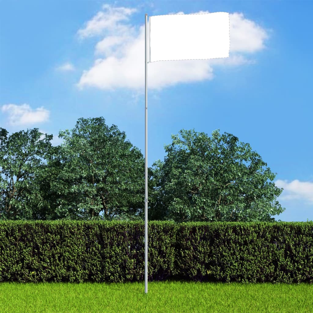 Telescopic Flagpole 4 m Aluminium