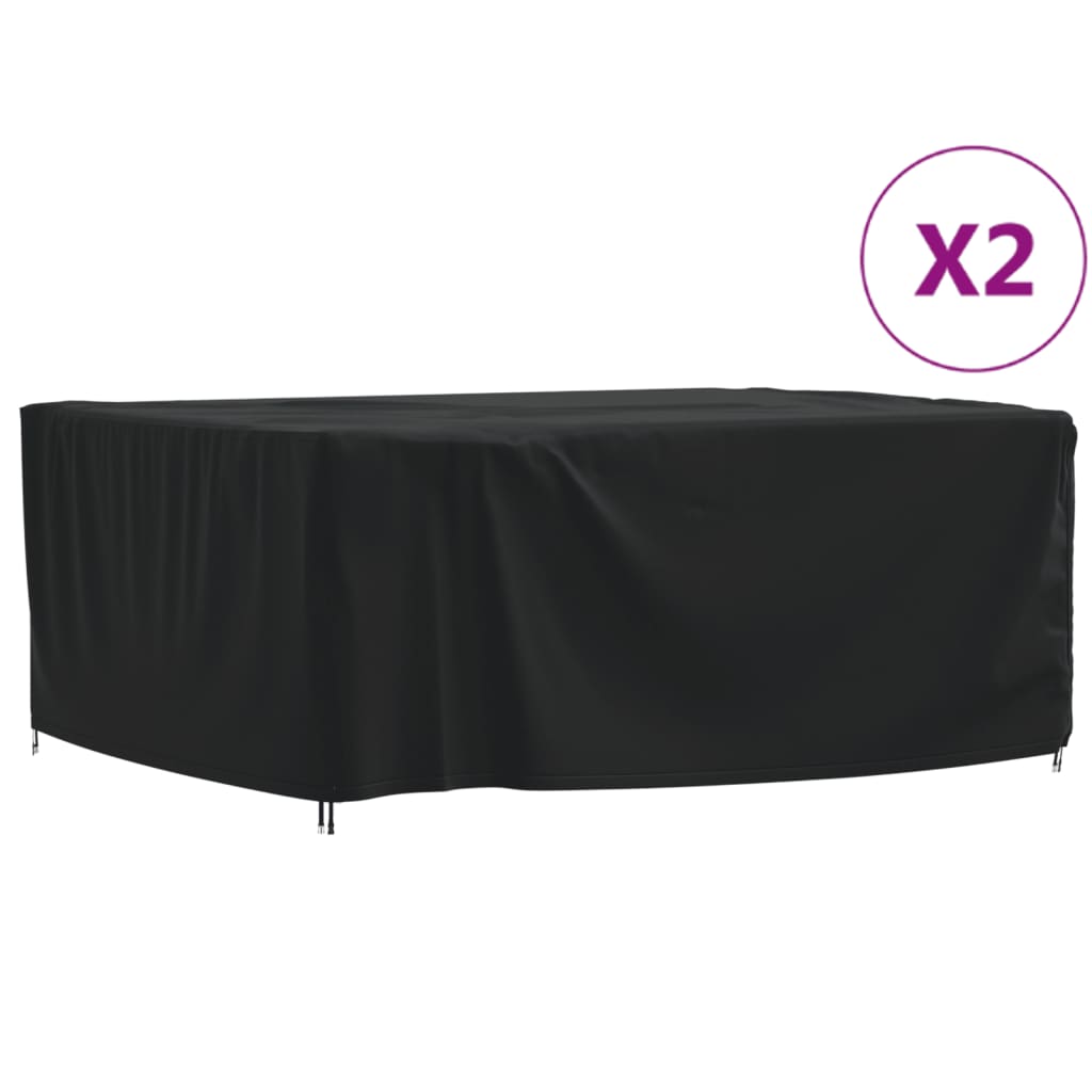 Garden Furniture Covers 2 pcs 242x182x100 cm 420D Oxford Fabric