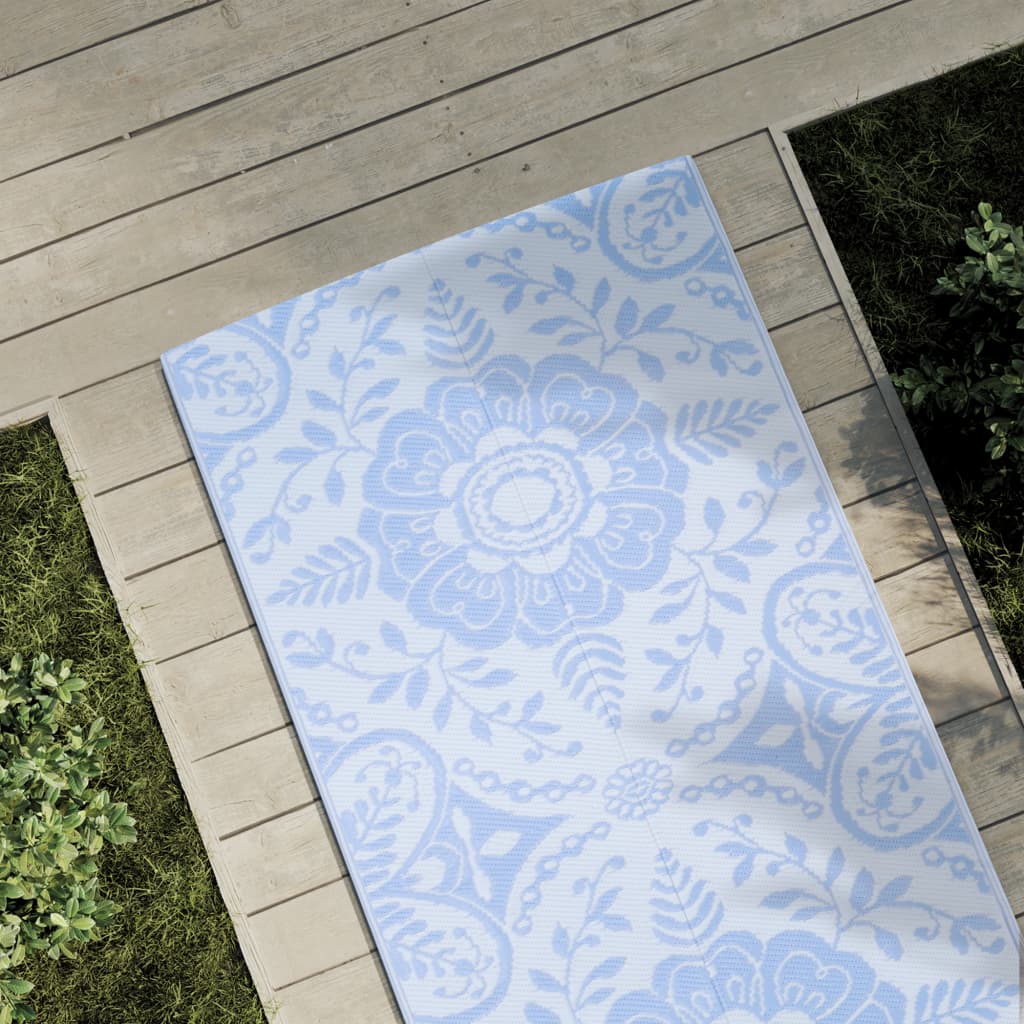 Outdoor Carpet ARAKIL Baby Blue 80x250 cm PP