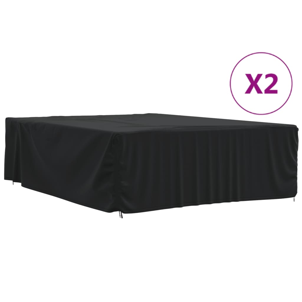 Garden Furniture Covers 2 pcs 350x260x90 cm 420D Oxford Fabric