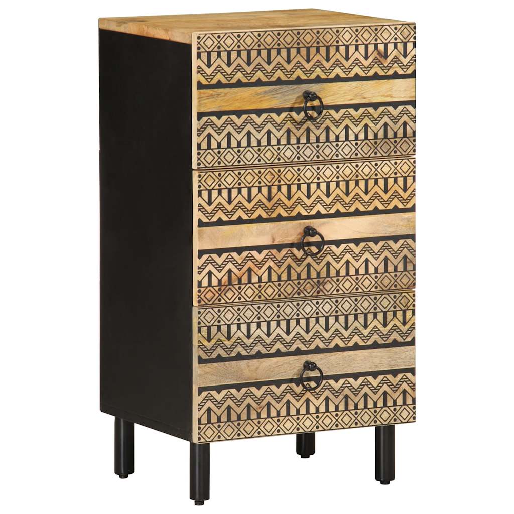 Sideboard 40x33.5x75 cm Solid Rough Wood Mango