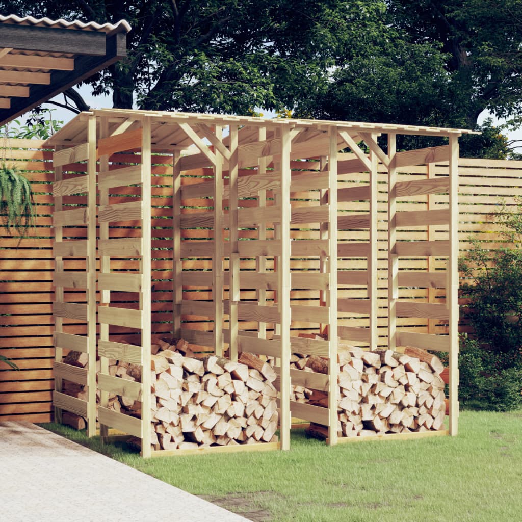 Pergolas with Roofs 4 pcs 100x90x200 cm Impregnated Pinewood