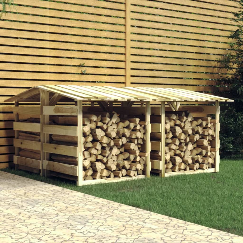 Pergolas with Roofs 4 pcs 100x90x100 cm Impregnated Pinewood