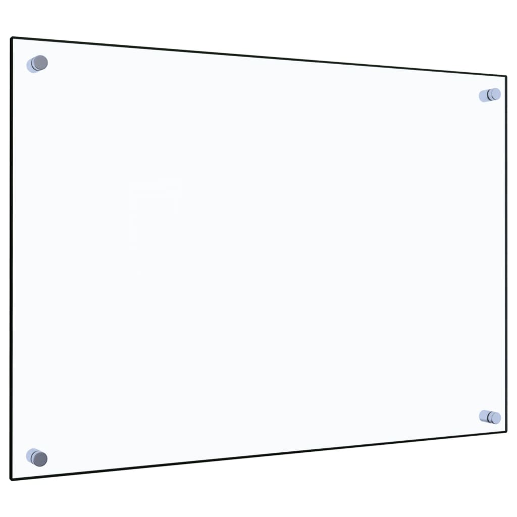 Kitchen Backsplash Transparent 70 x 50 cm Tempered Glass