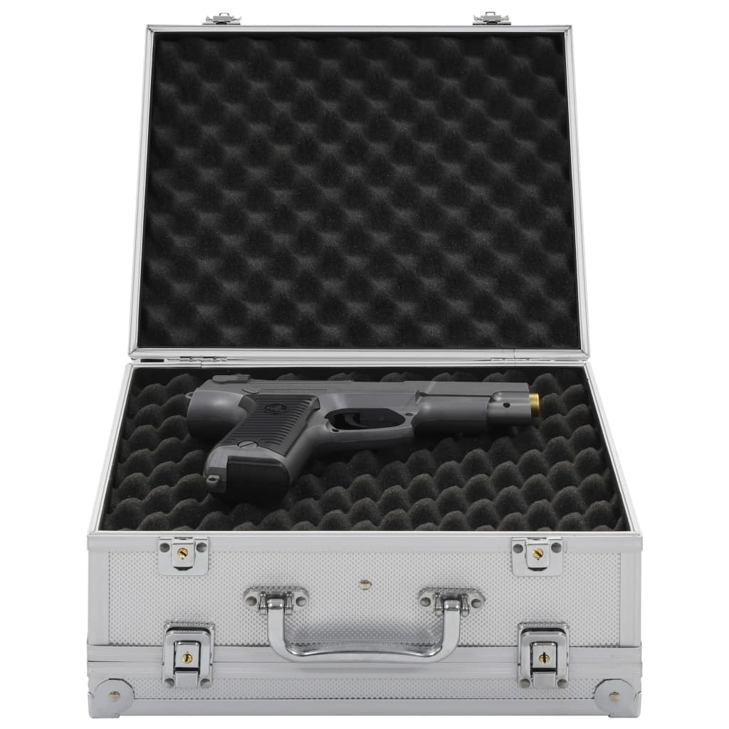 Gun Case Aluminium ABS Silver
