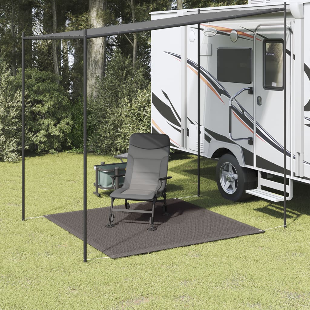 Tent Carpet 250x250 cm Anthracite HDPE
