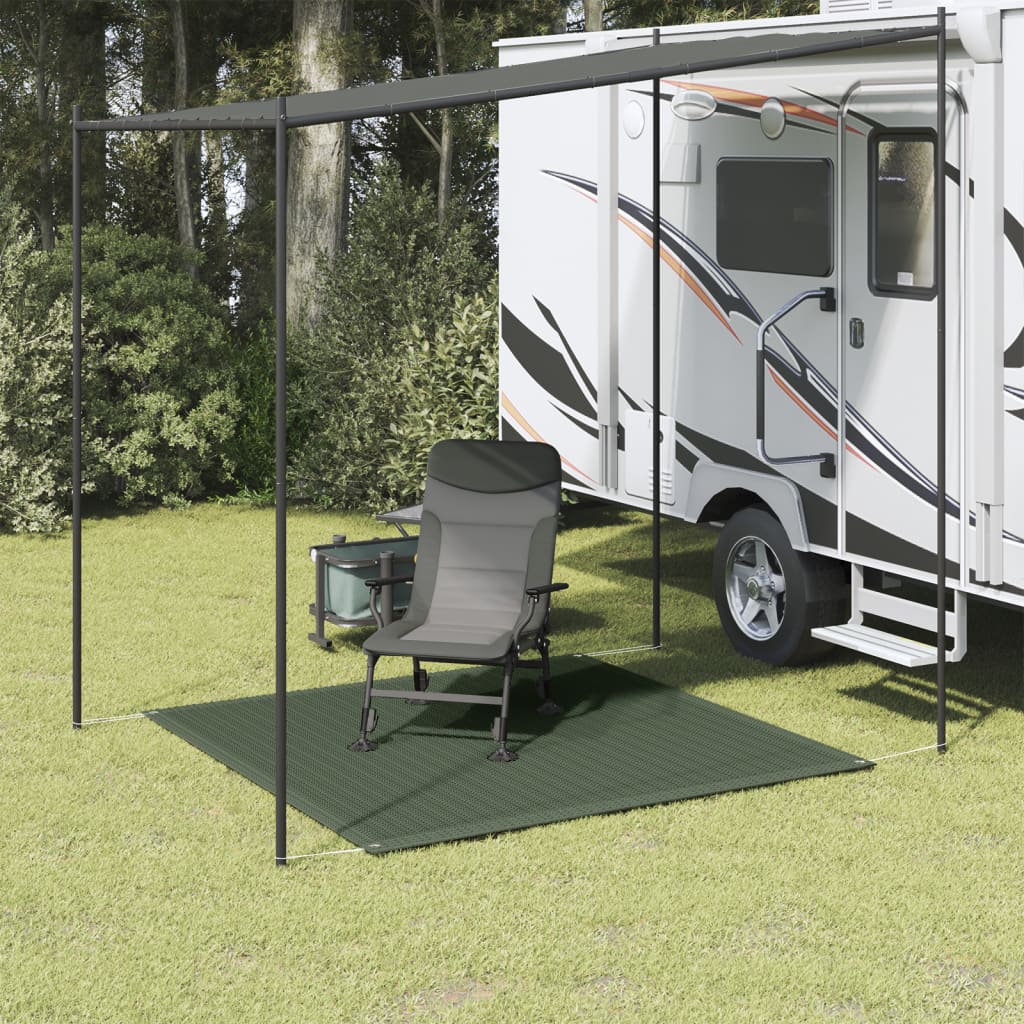 Tent Carpet 200x200 cm Dark Green