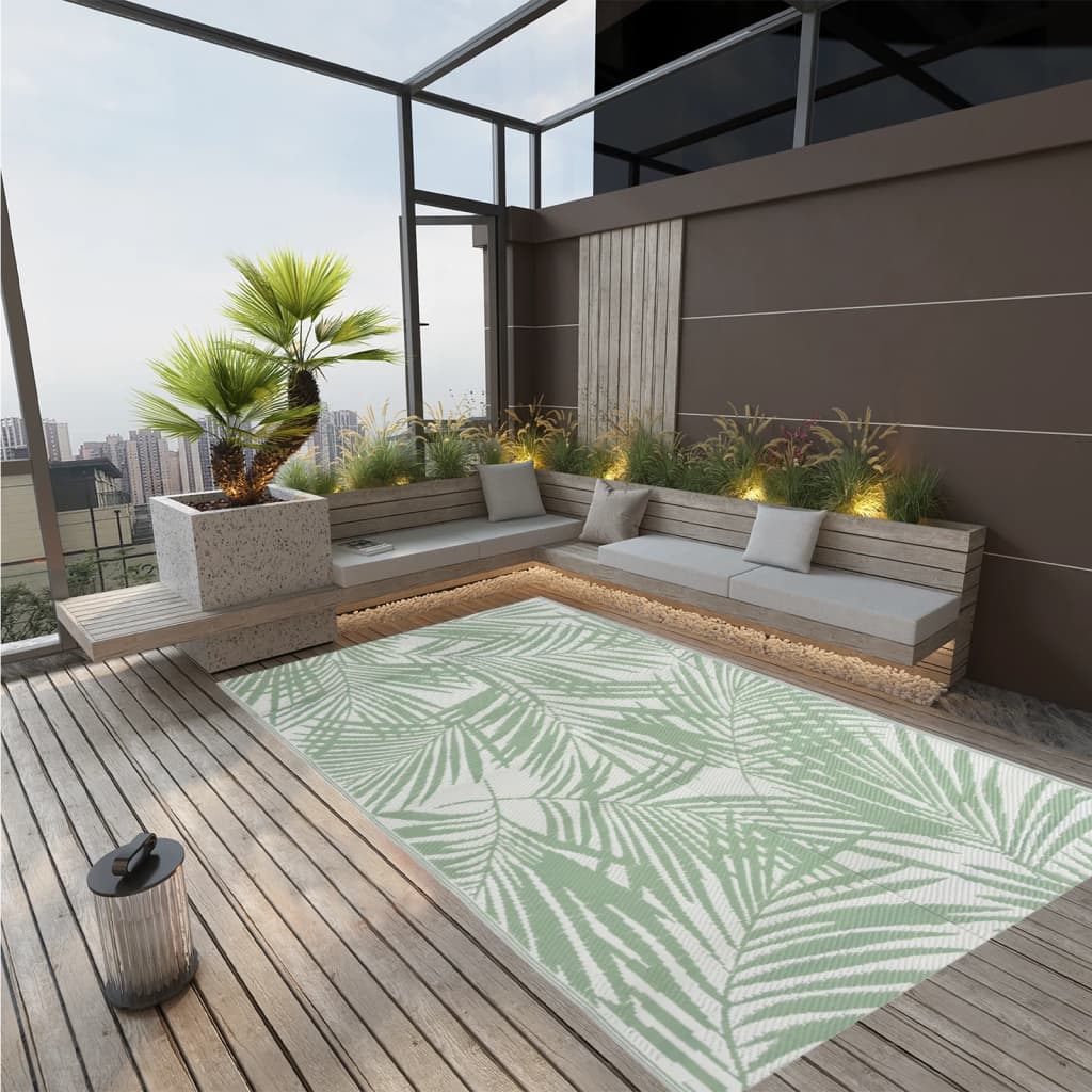 Outdoor Rug ARAKIL Green 190x290 cm PP