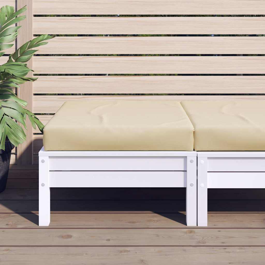 Pallet Cushion Beige 60x60x8 cm Oxford Fabric