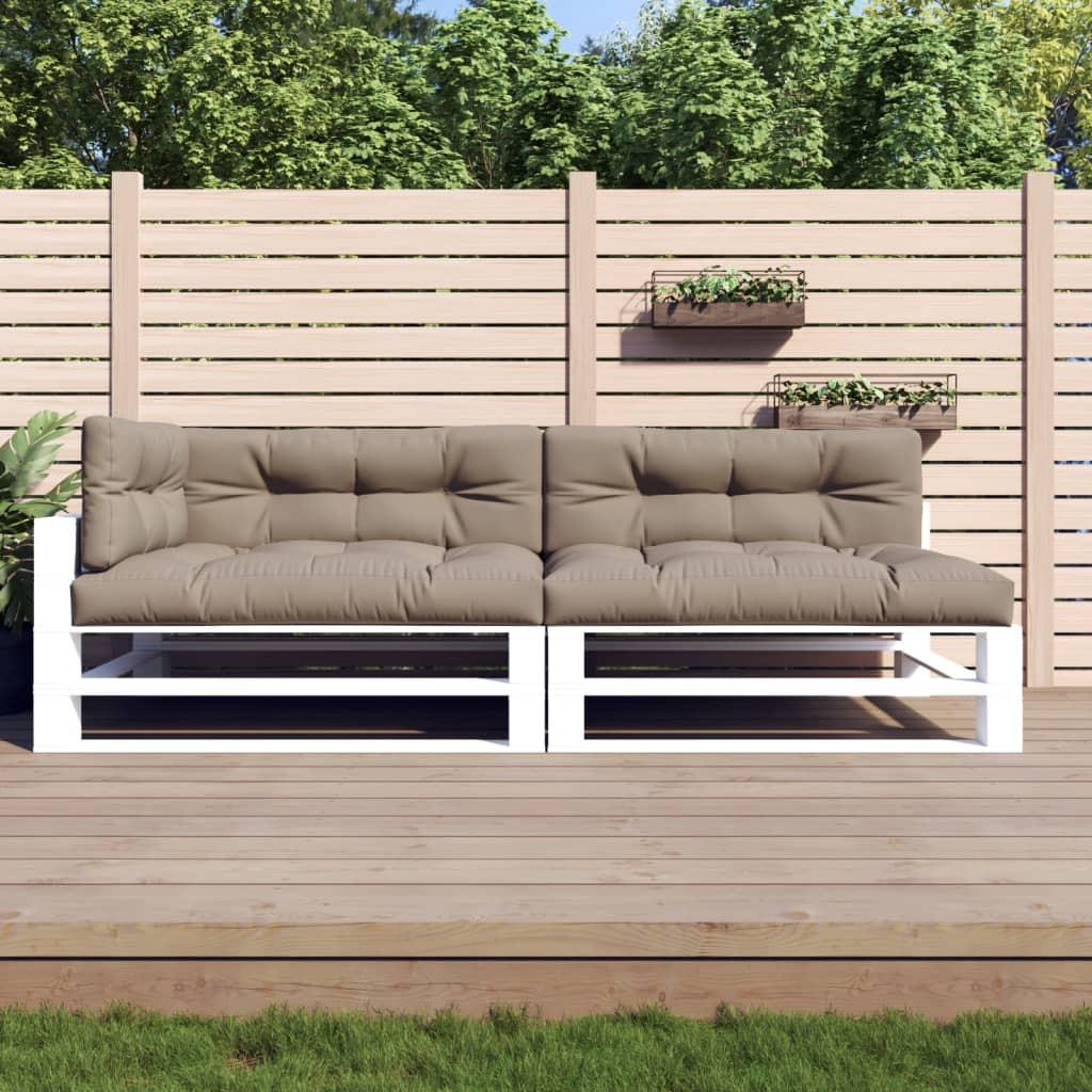 Pallet Cushions 5 pcs Taupe Fabric