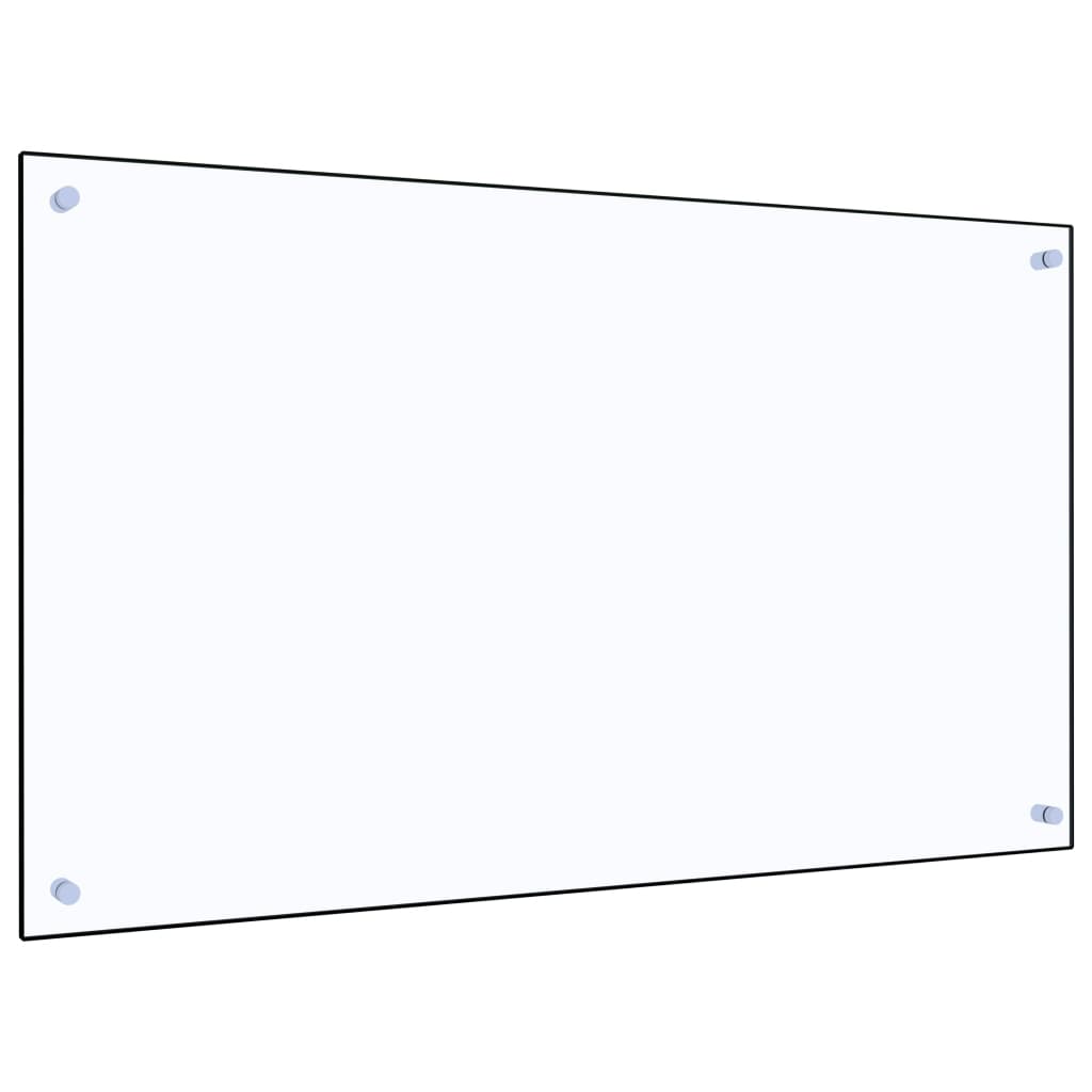 Kitchen Backsplash Transparent 100 x 60 cm Tempered Glass