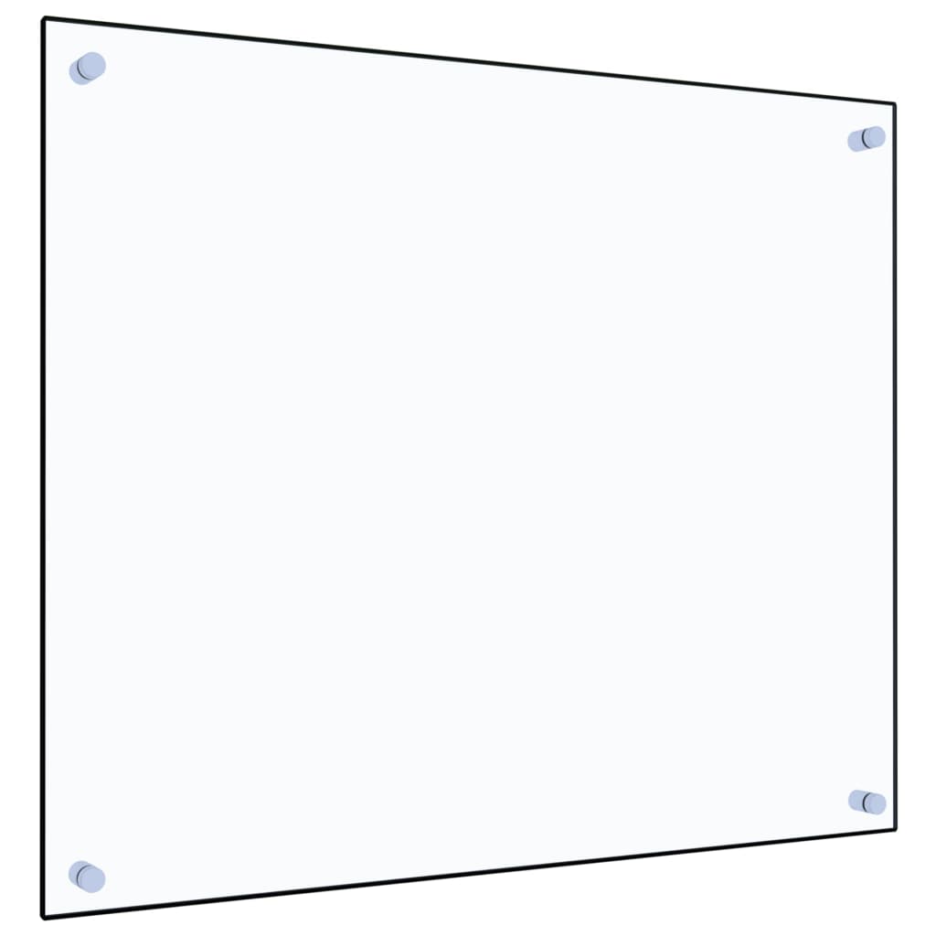 Kitchen Backsplash Transparent 70 x 60 cm Tempered Glass