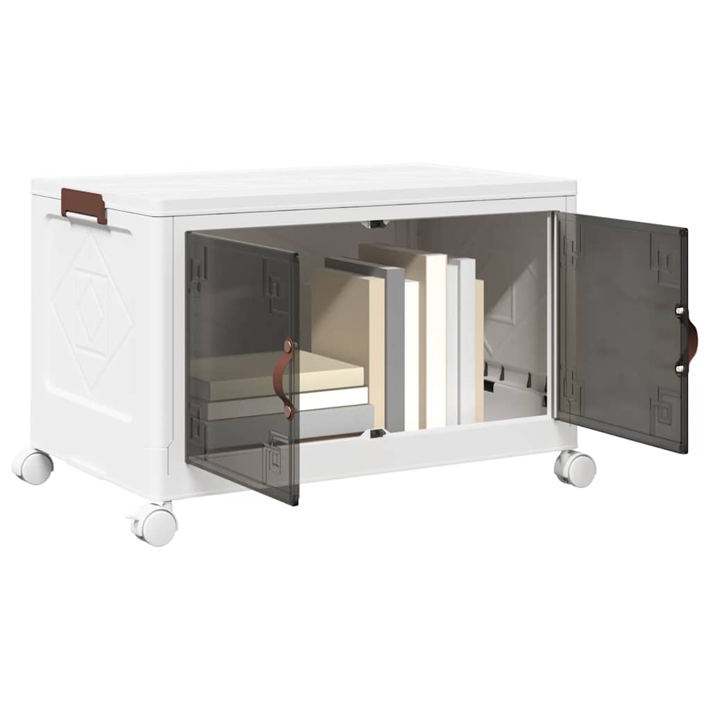 Stackable Storage Box with Wheels 75 L  64x40x41 cm