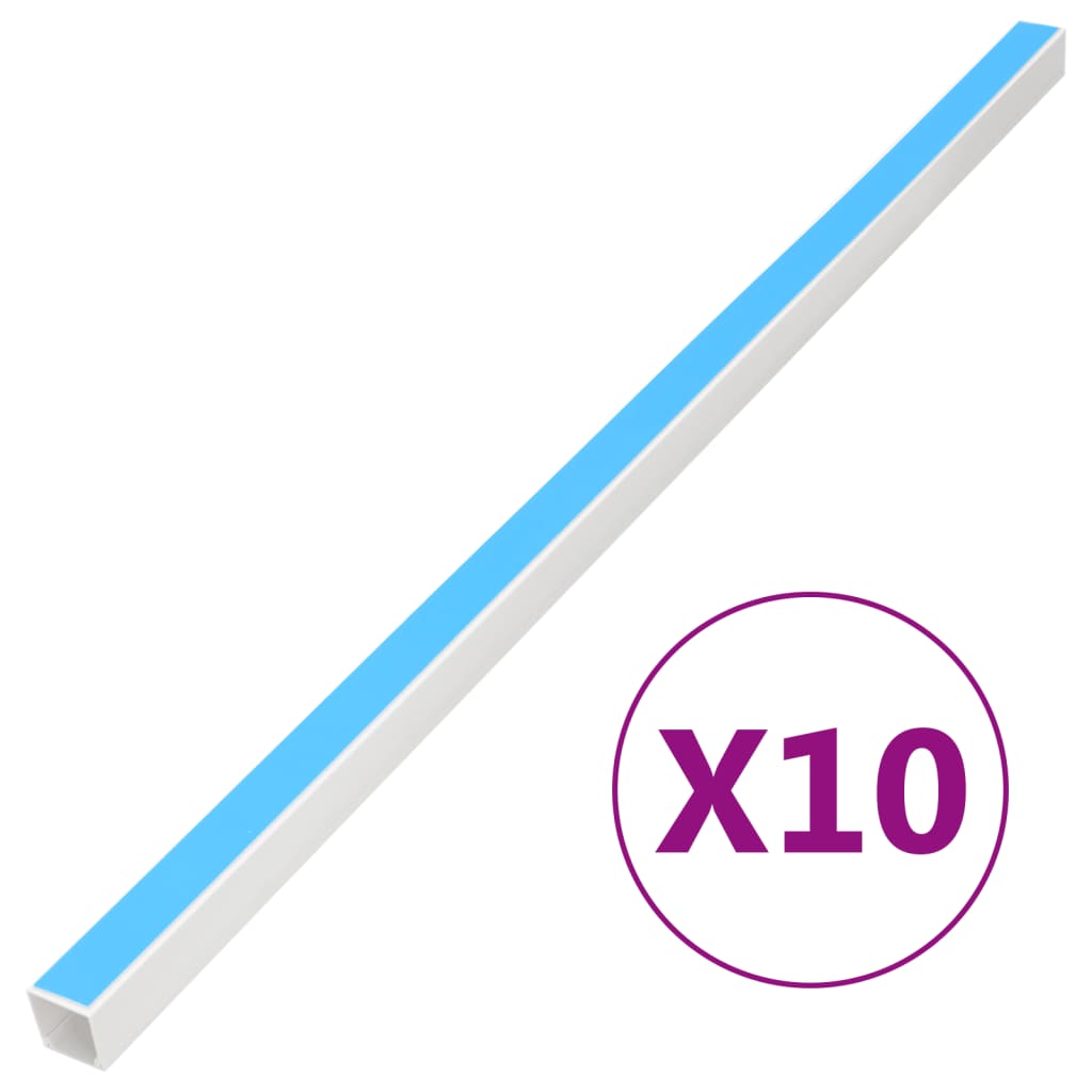 Cable Trunking Self-Adhesive 10x10 mm 10 m PVC