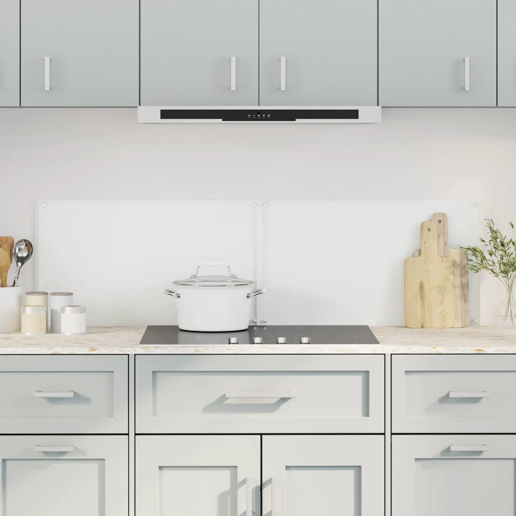 Kitchen Backsplashes 2 pcs Transparent 70x40 cm Tempered Glass